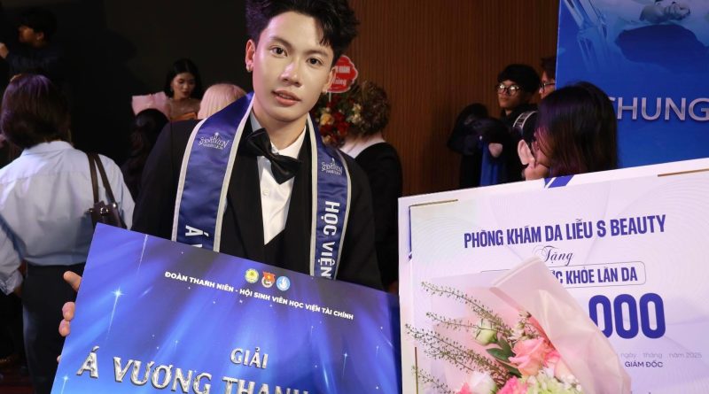 Dương Anh Quân: Xuất sắc giành danh hiệu Á vương 1 Sinh viên Thanh lịch Học viện Tài chính 2025