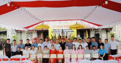 Tấm lòng hướng về cội nguồn – Vinh danh những đóng góp chỉnh trang khuôn viên Đền thờ Anh hùng dân tộc Dương Đình Nghệ