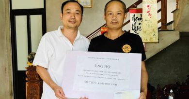 Hội đồng Họ Dương thành phố Huế trao kinh phí hỗ trợ gia đình ông (bà) Dương Đình Kiên, Dương Thị Hồng